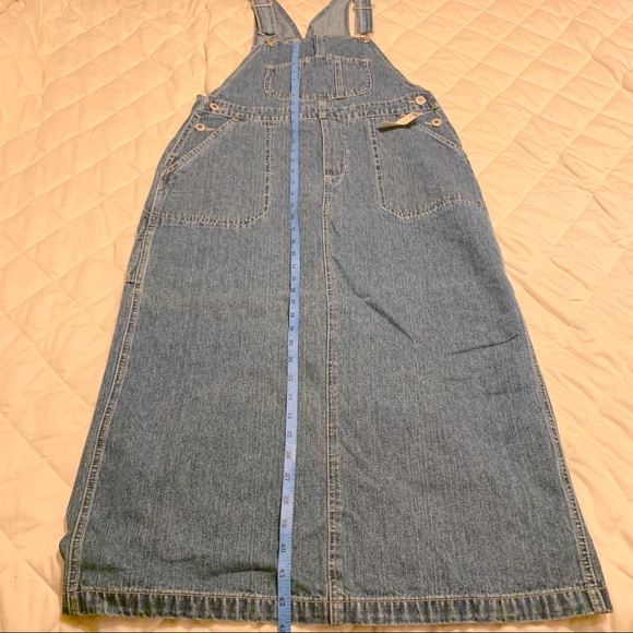 Denim overall pinafore dress Vintage NWT - Picture 7 of 11